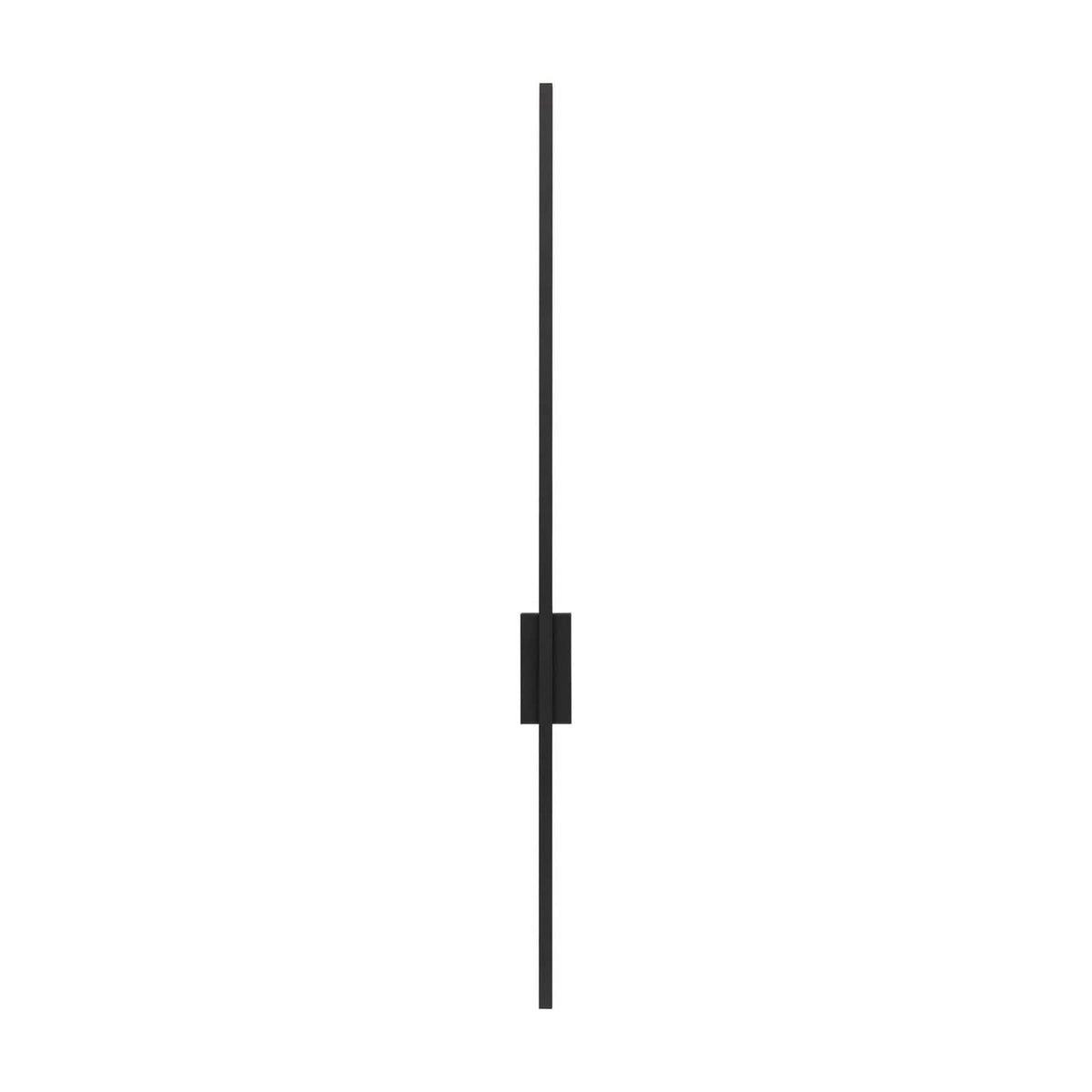 Applique murale LED Flash en métal, noir, hauteur 108 cm