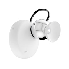Applique murale LED Duck en aluminium, blanc, Ø 11,2 cm