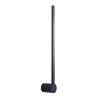Applique murale LED Passeggio Nova en aluminium, noir, hauteur 60 cm, IP54