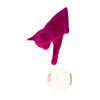 Applique murale Maoo en verre, violet et blanc satiné, Ø 12 cm