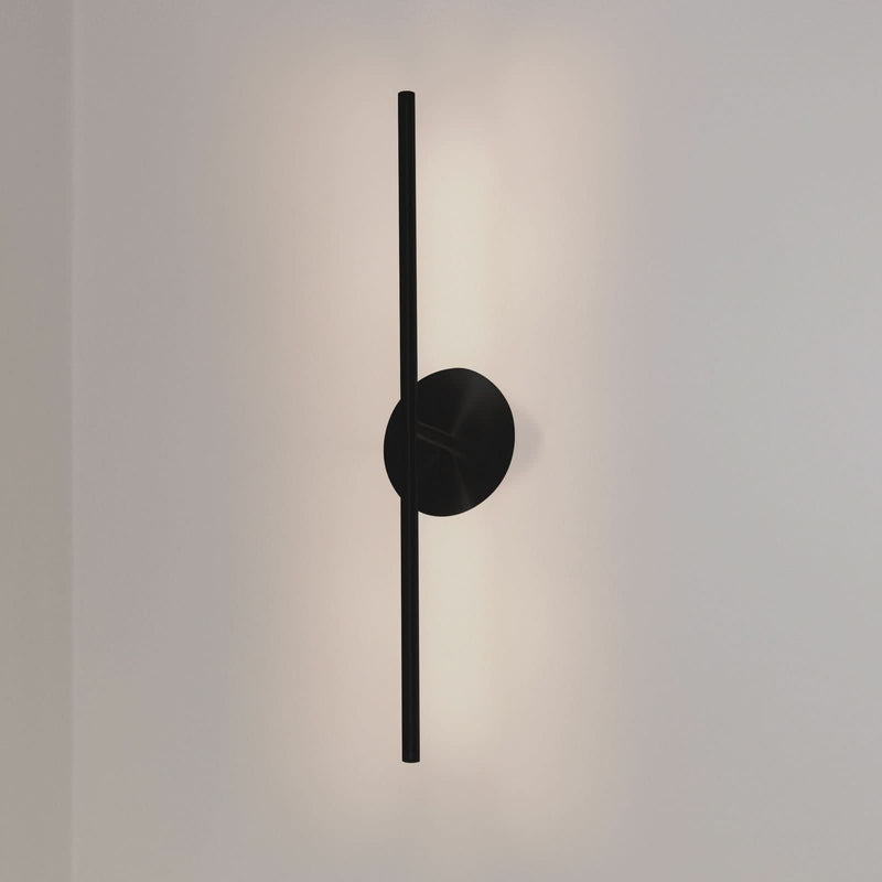 Applique murale LED Omni en aluminium, noir, 2700 K, 17 W