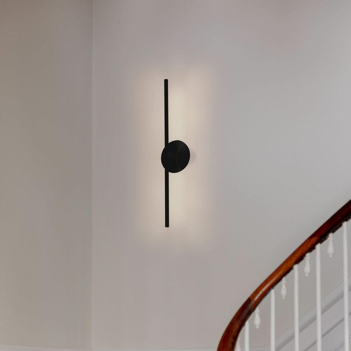 Applique murale LED Omni en aluminium, noir, 2700 K, 17 W