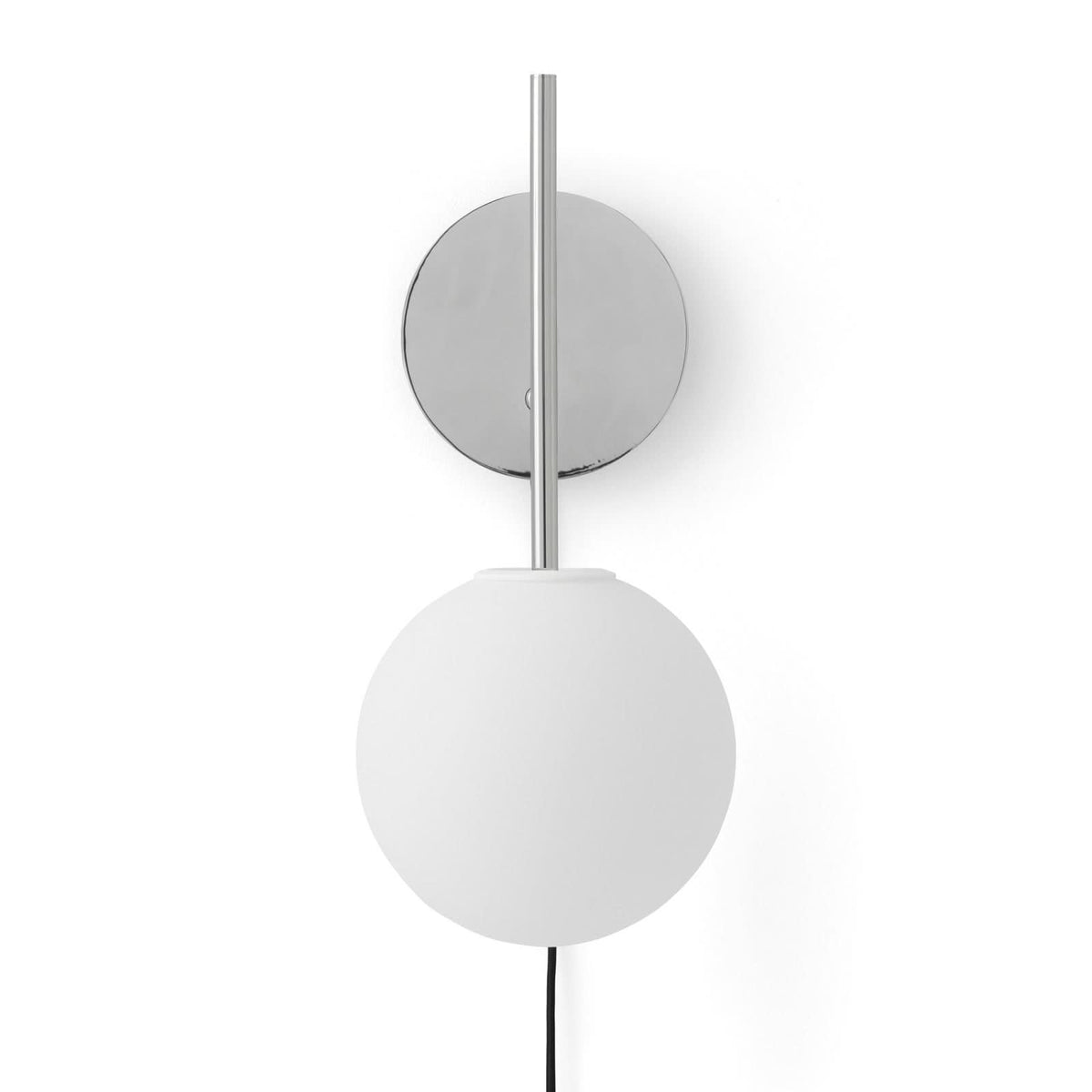 Applique murale TR Bulb en verre, blanc mat, Ø 20 cm