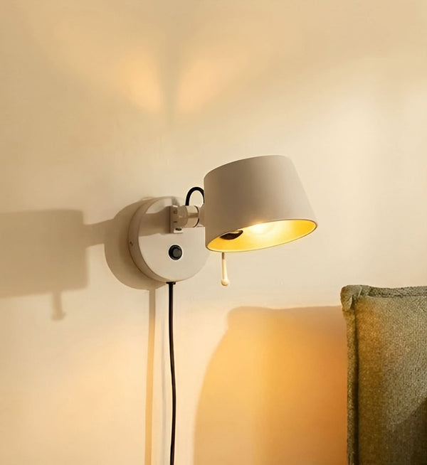 Applique murale Silka en métal, beige, hauteur 14 cm, 15 W, largeur 16 cm