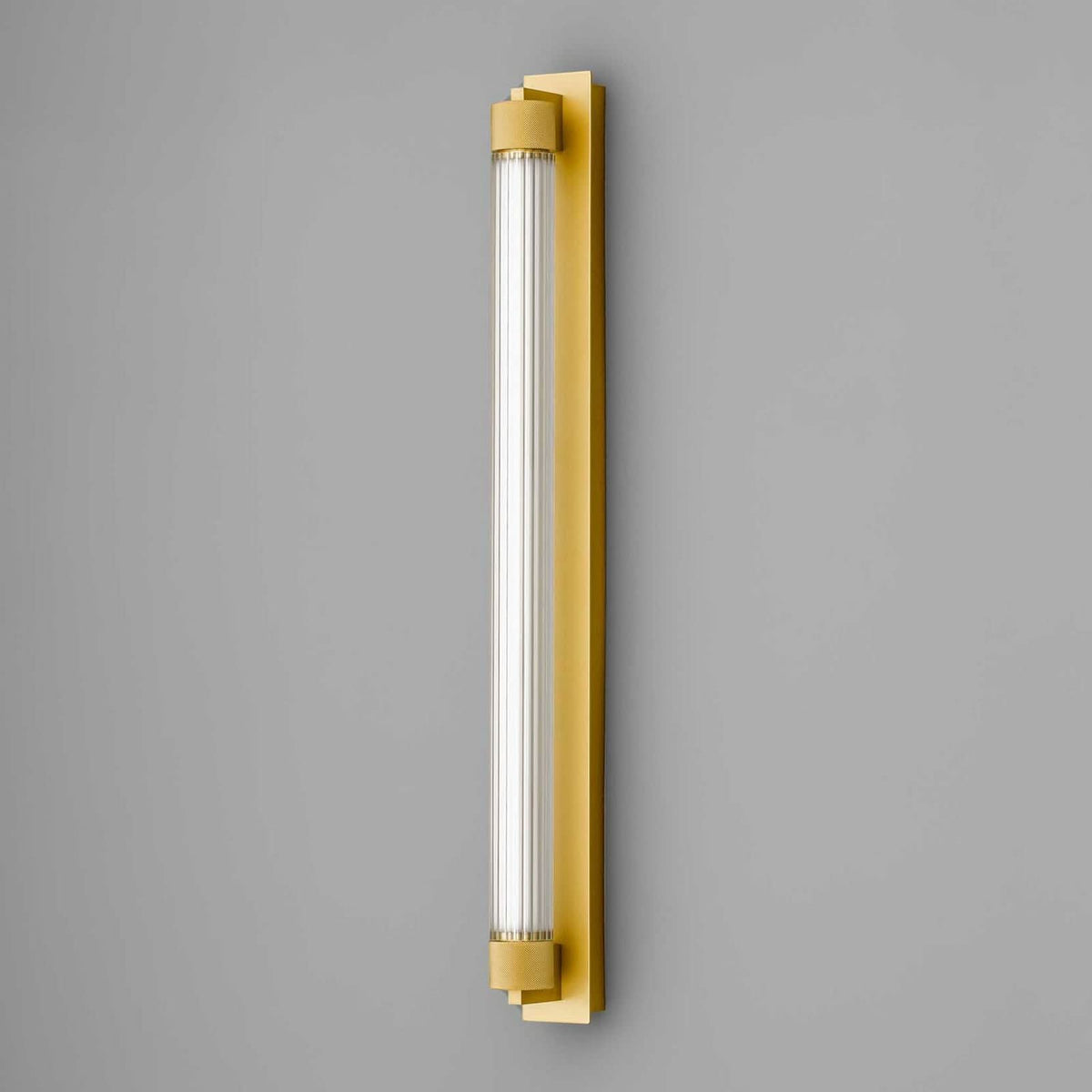 Applique murale LED Charmer en verre, doré, IP44