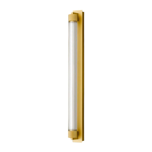 Applique murale LED Charmer en verre, doré, IP44