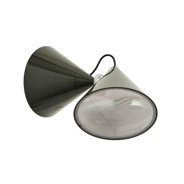 Applique murale LED Pose en acier, vert, hauteur 14,9 cm