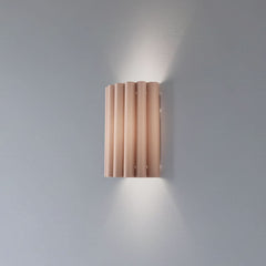 Applique murale Aria, marron clair, hauteur 30 cm