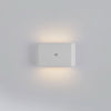 Applique murale LED rechargeable Ziddy en métal, blanc, hauteur 9,5 cm, IP44