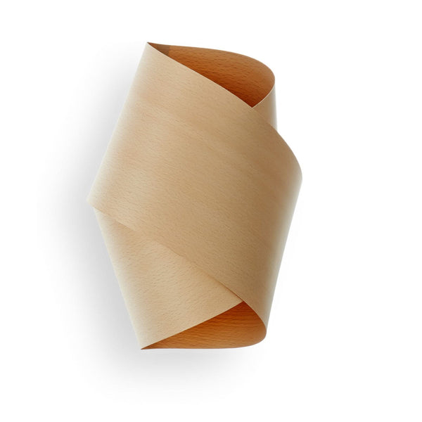 Applique murale Orbit en bois, hêtre, hauteur 26 cm