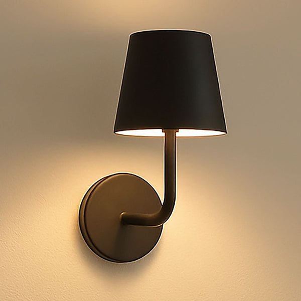 Applique d'extérieur LED rechargeable Magnetic en métal, noir, Ø 9 cm, IP54