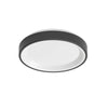 Applique murale LED Iside en métal, noir, Ø 35,2 cm
