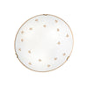 Applique murale Kolarz Nonna en verre, blanc et doré, 2 lumières, Ø 40 cm, 60 W, hauteur 9 cm, modèle 2