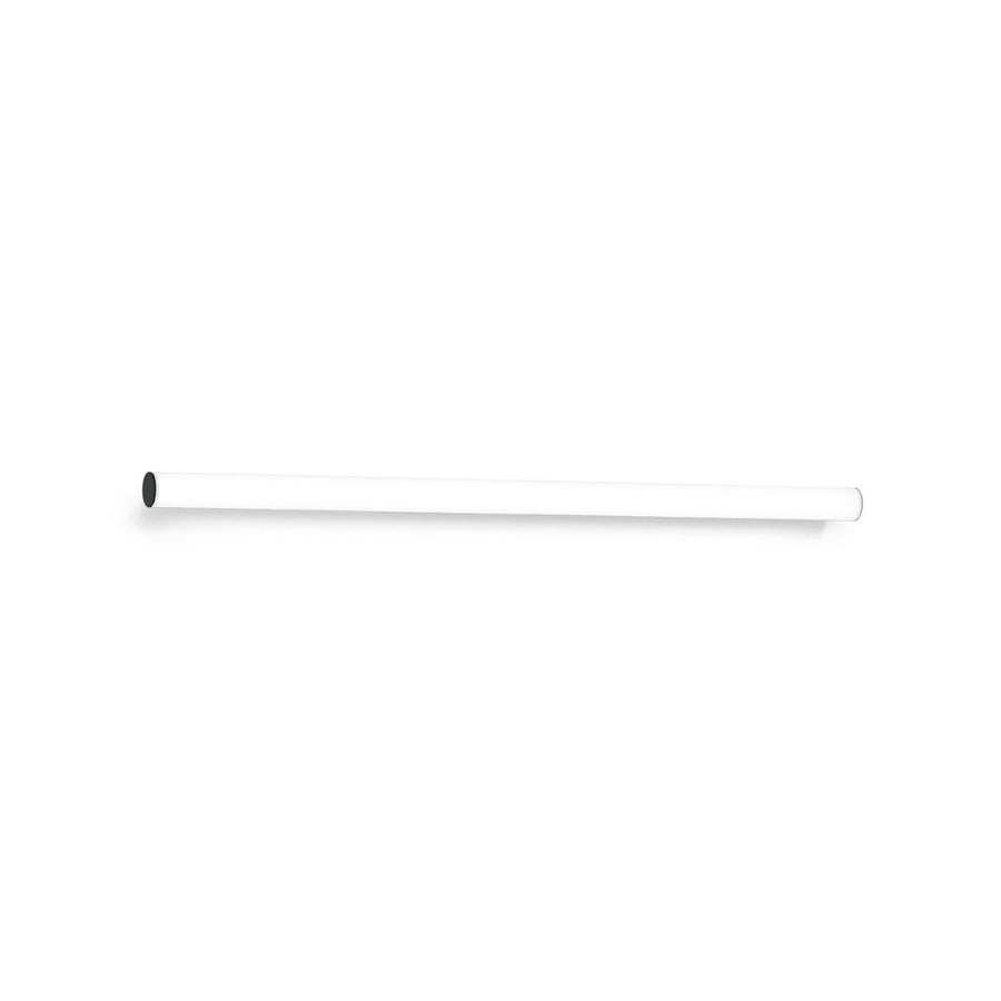 Applique murale LED Mirba 3.0 en aluminium, blanc et noir, hauteur 4 cm, IP44