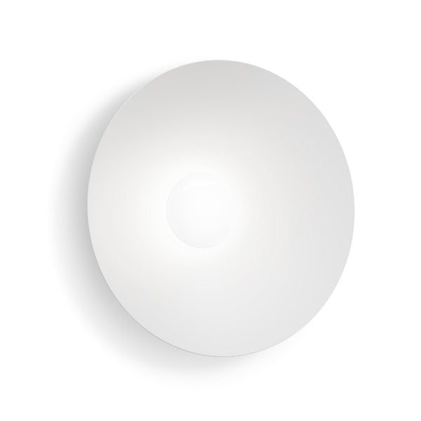Applique murale LED Clea 2.0 en aluminium, blanc mat, Ø 50 cm