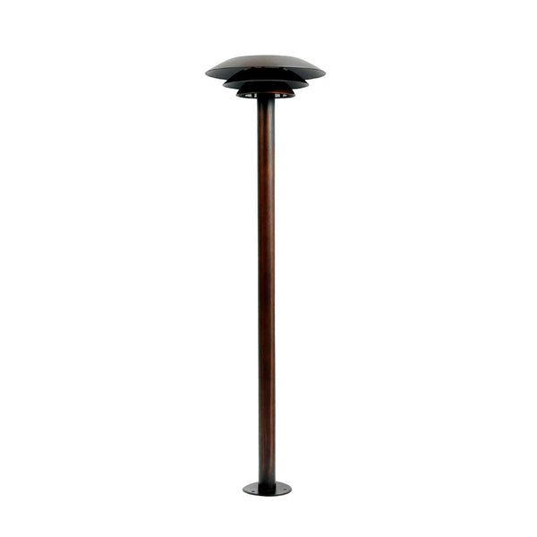 Borne lumineuse d'extérieur DL25, cuivré, Ø 25 cm, IP44
