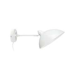 Applique murale Futura en métal, blanc, hauteur 19,2 cm