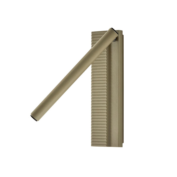 Applique murale LED Arid A/03 en aluminium, vert, hauteur 20 cm