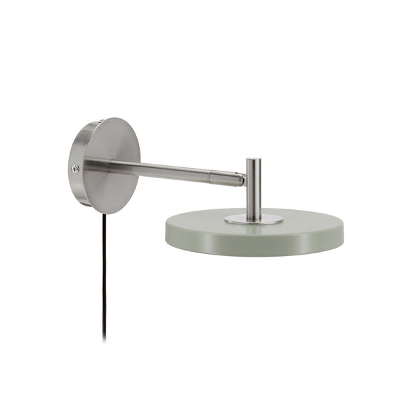 Applique murale LED Asteria Short en aluminium, vert, Ø 15 cm