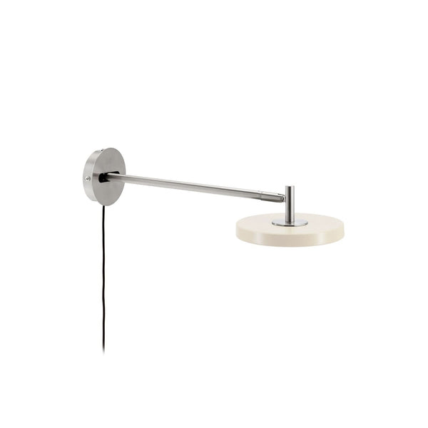 Applique murale LED Asteria Long en aluminium, blanc, Ø 15 cm