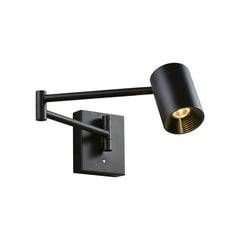 Applique murale LED Melina en aluminium, noir, 3000 K, 8 W, modèle 2