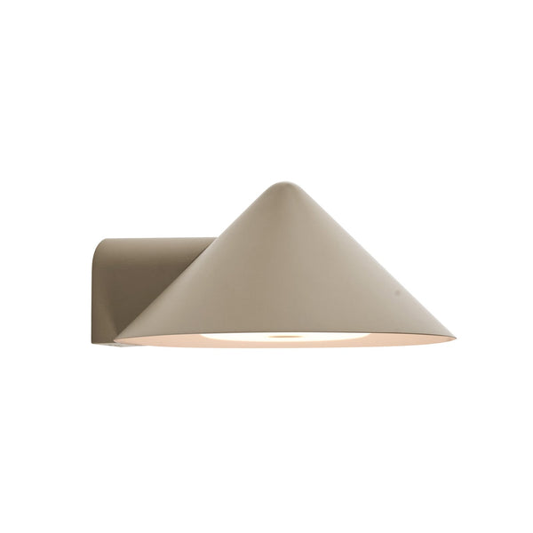 Applique murale rechargeable Grasp en métal, beige, hauteur 7,5 cm