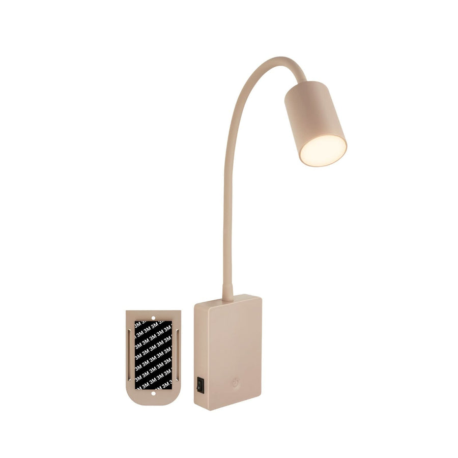 Applique murale LED rechargeable Brilo, beige, hauteur 51 cm