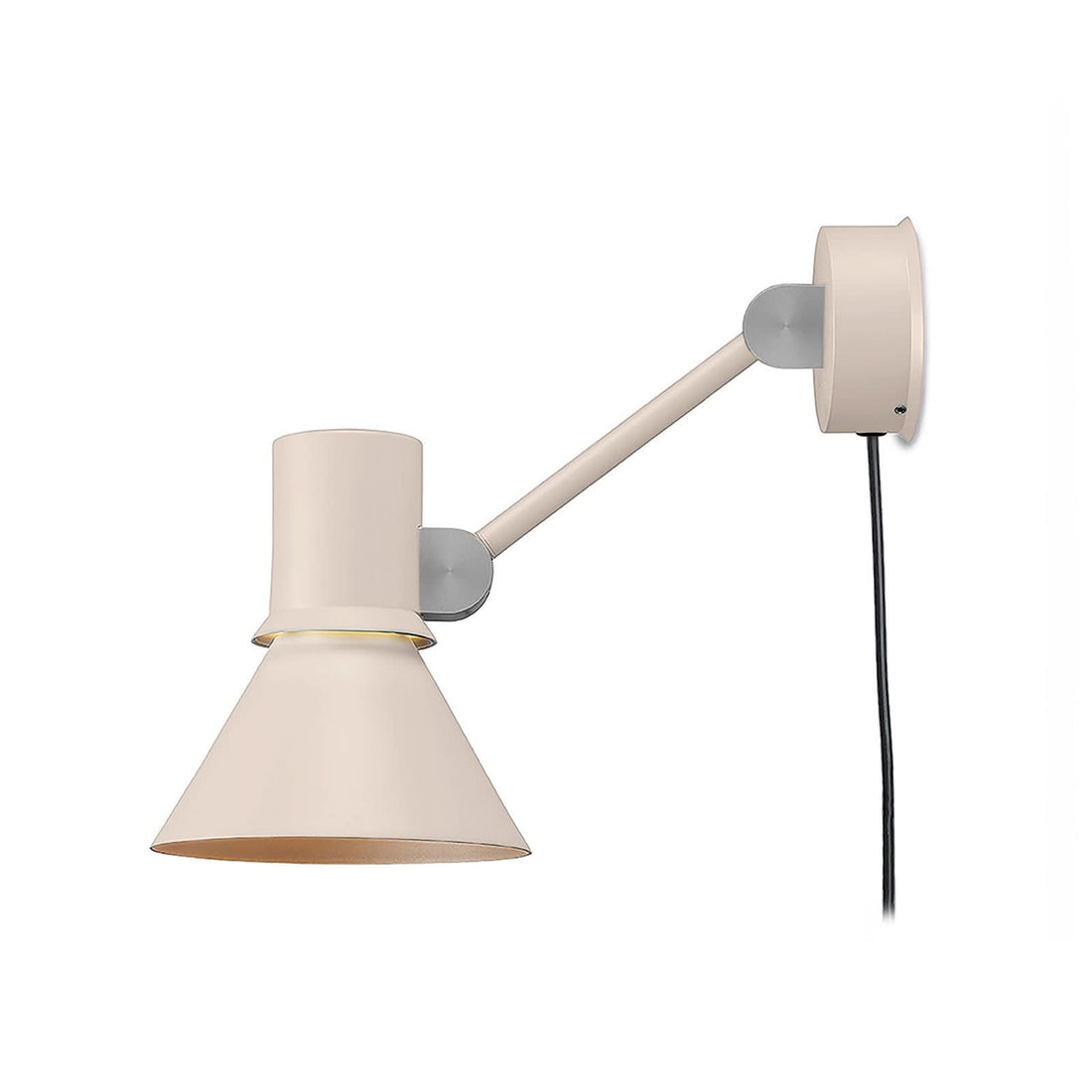 Applique murale Type 80 W2 en aluminium, beige, Ø 14,5 cm, 2700 K, 6 W, hauteur 16 cm, modèle 2