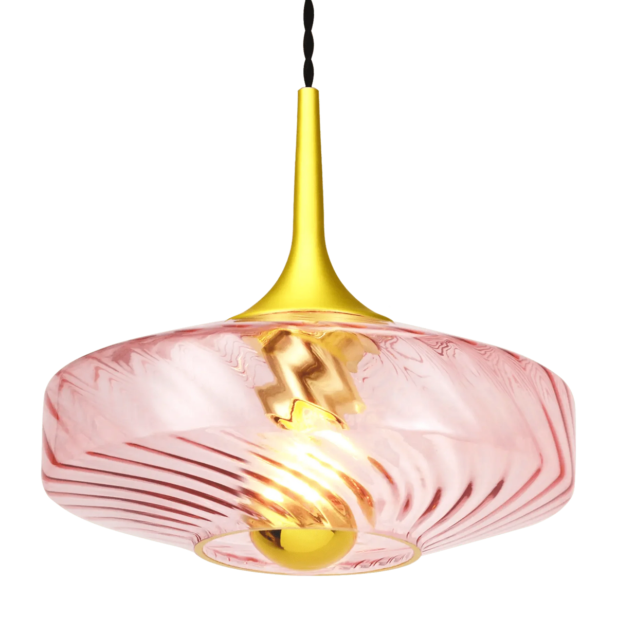 Suspension Roxanne Ø28 cm – Suspension décorative en verre soufflé élégant