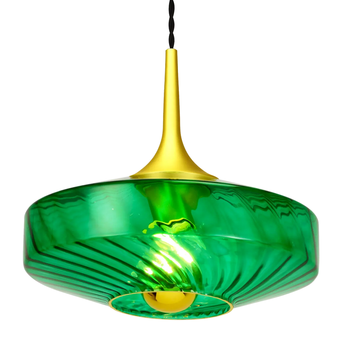 Suspension Roxanne Ø28 cm – Suspension décorative en verre soufflé élégant