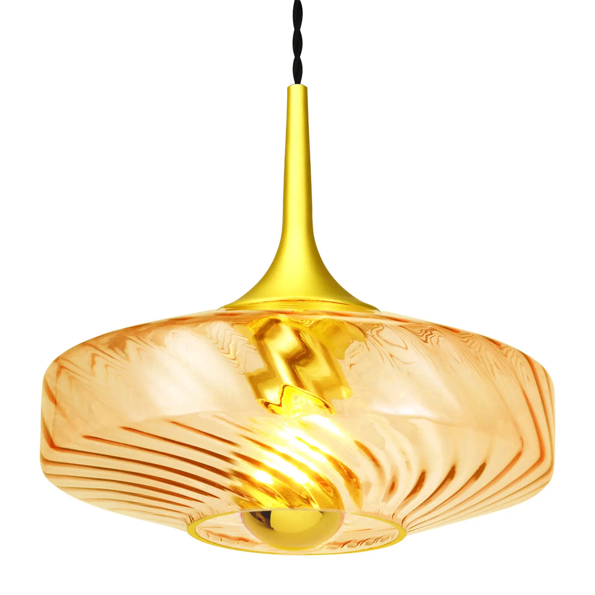 Suspension Roxanne Ø28 cm – Suspension décorative en verre soufflé élégant