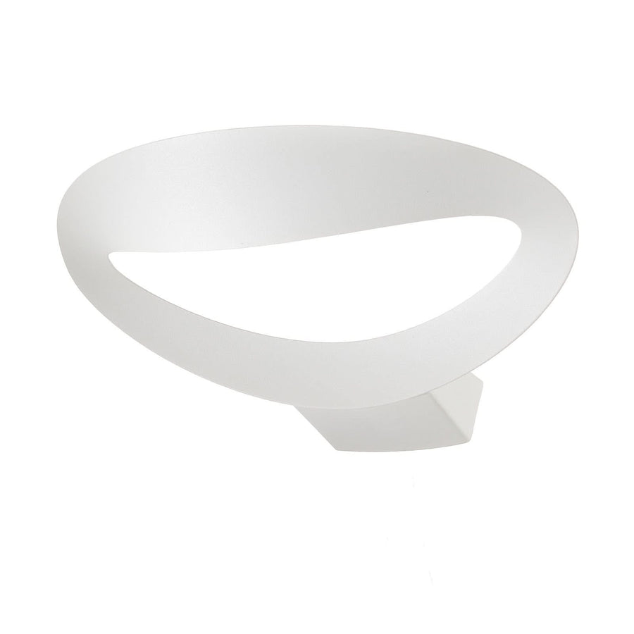 Applique murale Mesmeri en aluminium, blanc, hauteur 7,9 cm