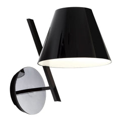 Applique murale La Petite en aluminium, noir, hauteur 25,8 cm