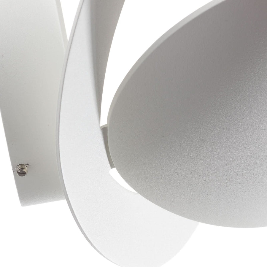 Applique murale LED Pirce Micro en aluminium, blanc, hauteur 14,8 cm, 3000 K