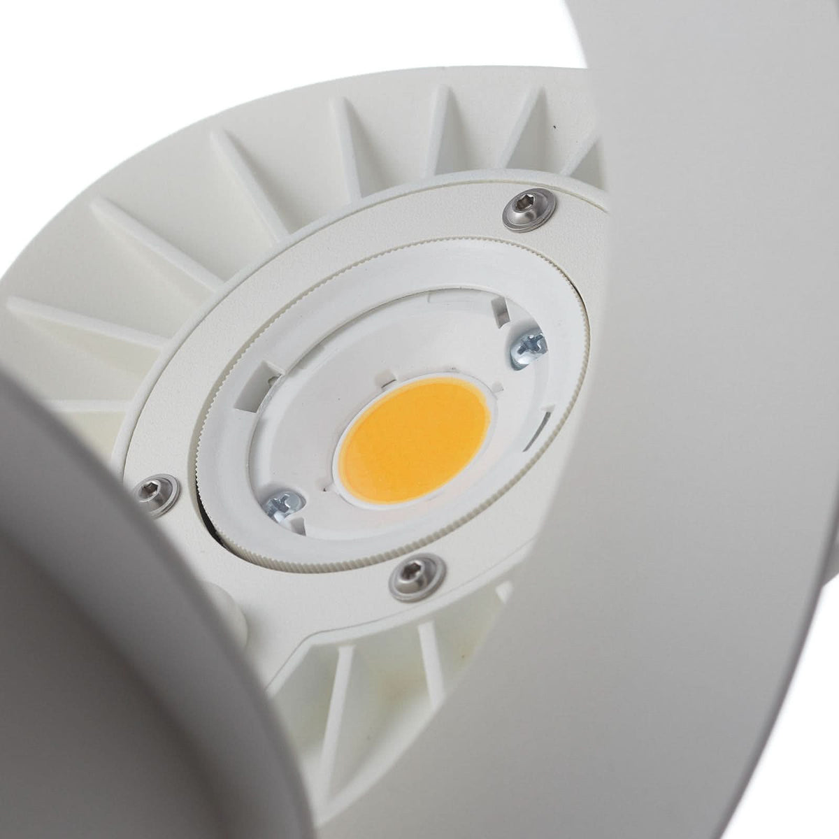 Applique murale LED Pirce Micro en aluminium, blanc, hauteur 14,8 cm, 3000 K