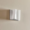 Applique murale Logico Micro en verre, blanc, hauteur 18,9 cm
