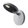 Applique murale LED Demetra Spotlight 3 en aluminium, blanc, Ø 13 cm