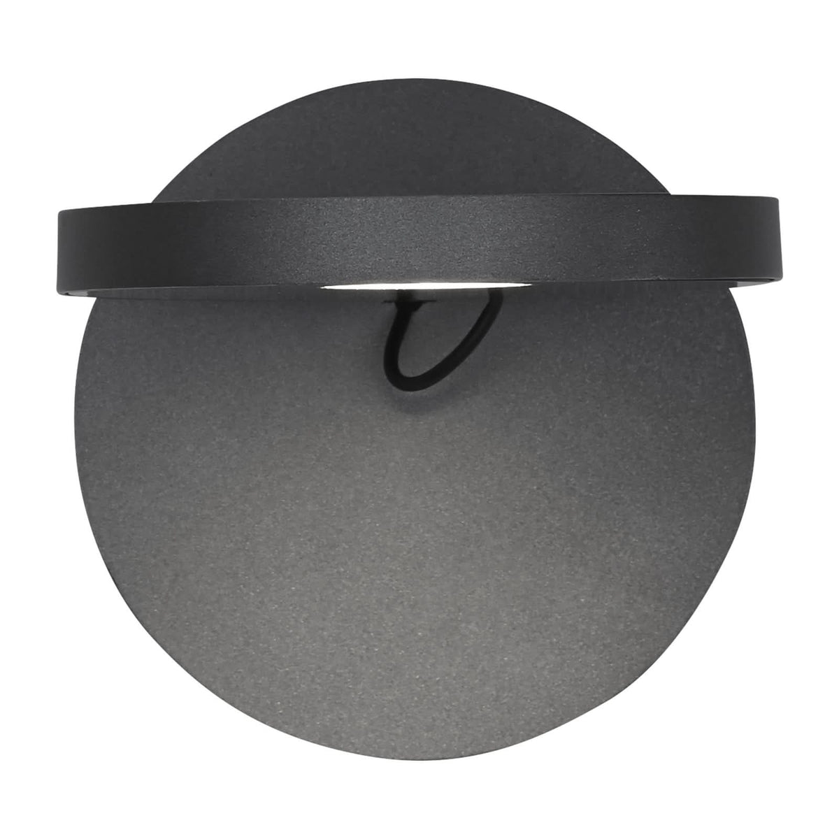 Applique murale LED Demetra Spotlight 2 en aluminium, anthracite et gris, Ø 13 cm