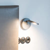 Applique murale LED Demetra Spotlight 2 en aluminium, anthracite et gris, Ø 13 cm
