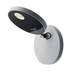 Applique murale LED Demetra en aluminium, blanc, hauteur 13 cm, 2700 K