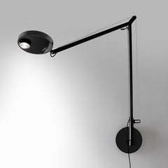 Applique murale LED Demetra Professional en aluminium, noir, hauteur 63,7 cm, 3000 K, 9,4 W, modèle 2