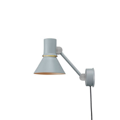 Applique murale Type 80 W2 en aluminium, gris mat, hauteur 16 cm