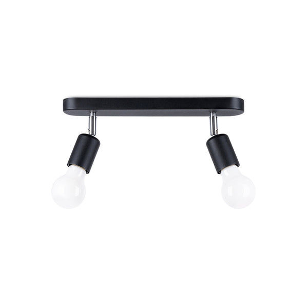 FORNES 2 black ceiling light
