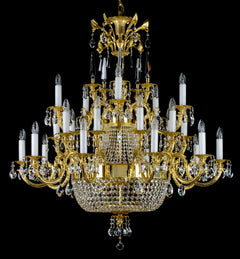 Brass chandelier L359CLN