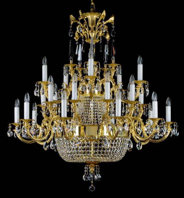 Brass chandelier L359CLN