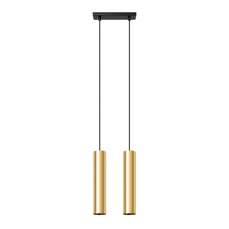 Lampe suspendue LAGOS 2 Éclat doré