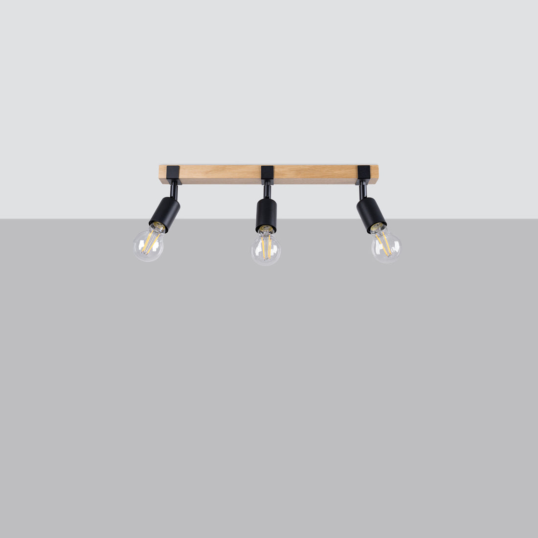 ZUCA 3 black ceiling light