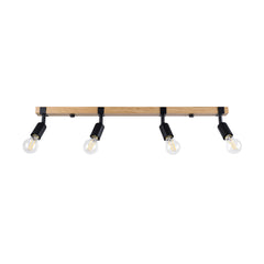 ZUCA 4 black ceiling light