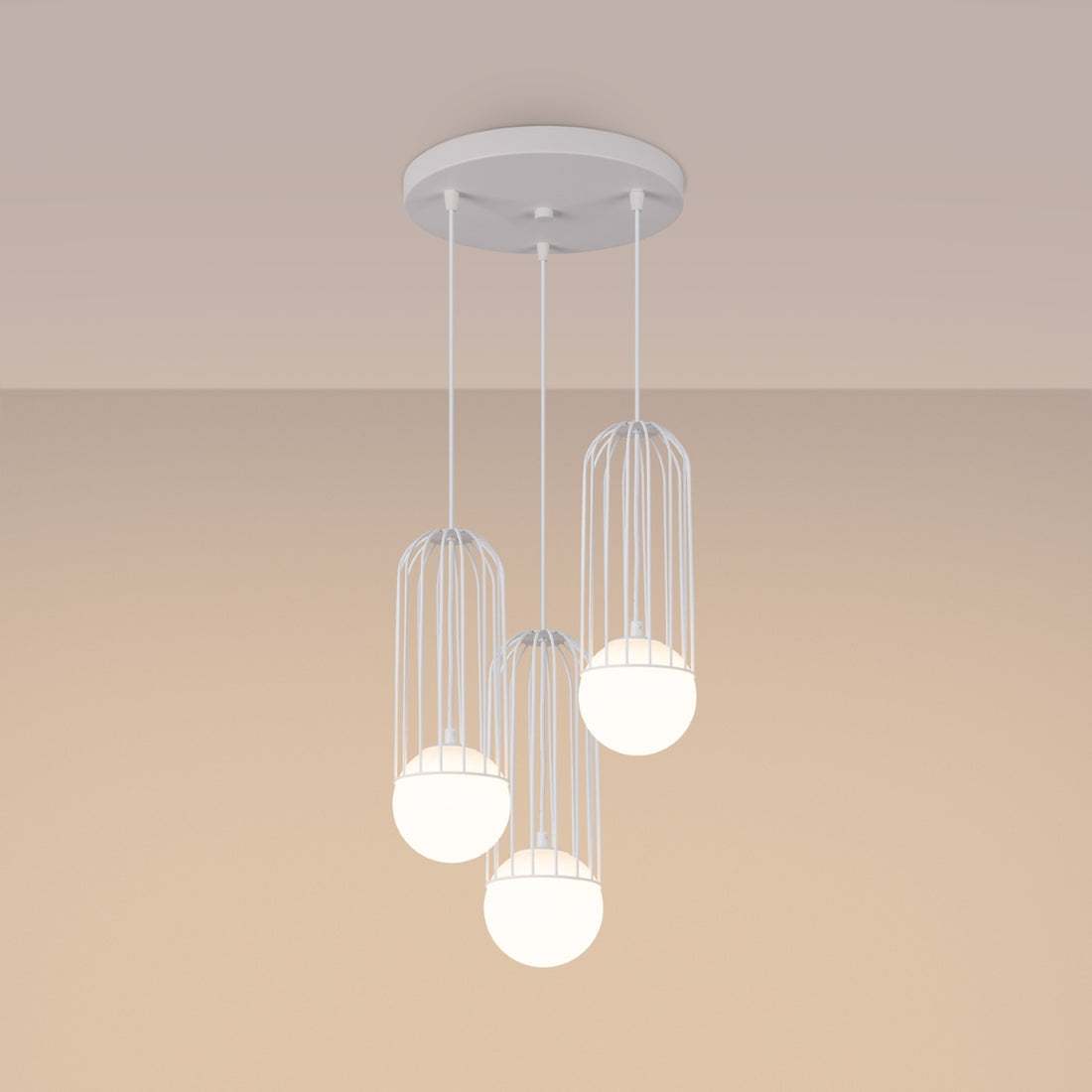 BRINA 3-light pendant lamp