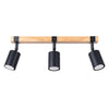 FAGER 3 black ceiling light